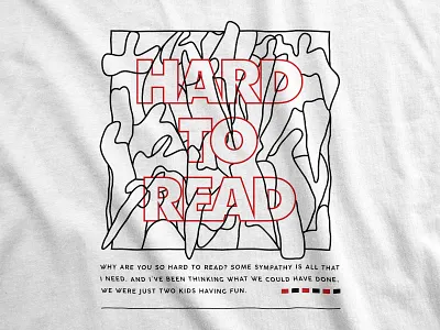 Cavalane - Hard To Read apparel apparel design merch design merchandise merchandise design minimalistic simple streetwear typography