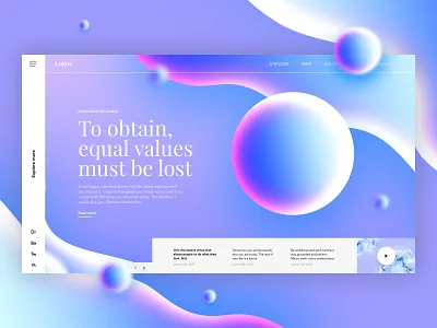🔵Bits & Blobs abstract blobs colorfull dailyui gradients photoshop serif shape spheres ui uiux uix
