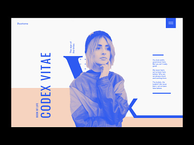 Duotones color duotones fashion gradient photoshop practice ui ui design uiux ux website