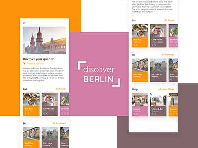 Discover Berlin app design interaction design mobile app design ui uidesign ux ux design uxui