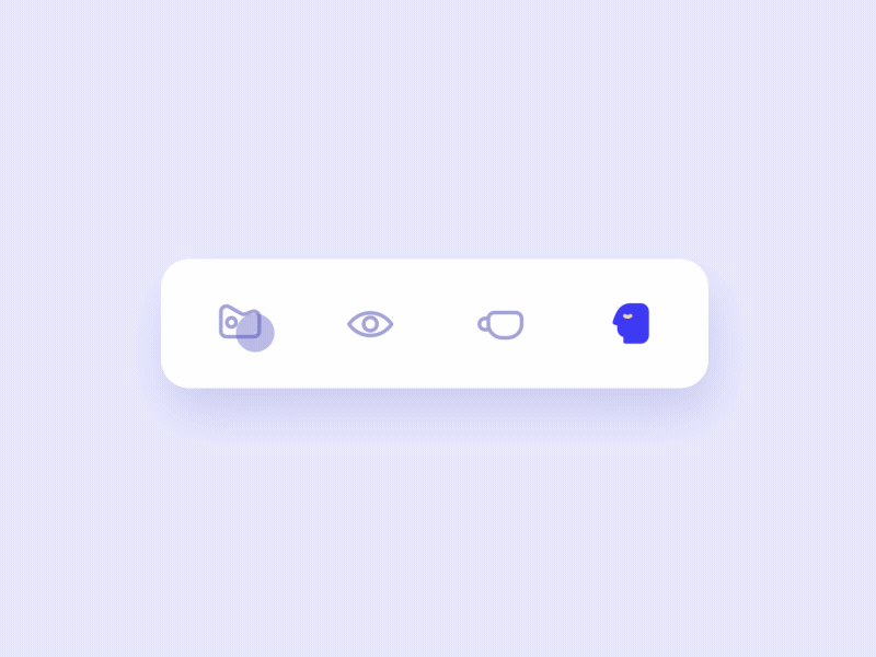 movo tab animation app icon mobile ui