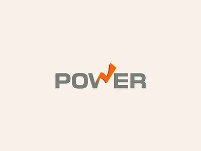 Power branding design icon illustration logo power website