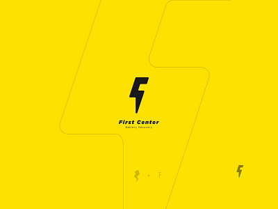 First Center battery branding design first geometic geometric art light logo mhmdart minimalist monogram recovery