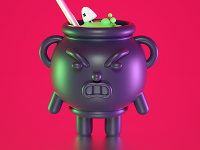 potion 3d 3d model c4d character cinema 4d food octane poison potion render