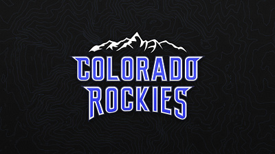 Colorado Rockies app badge baseball branding colorado design icon illustration logo mountains rebrand rockies ui uiux vector