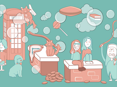 Digital Illustration character cute design illustration