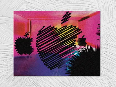 Apple Art apple canvas illustration painting printing rosinski rémi rémi rosinski