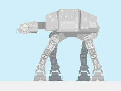 ATAT Walker after effects after effects animation animation atat illustration motion star wars