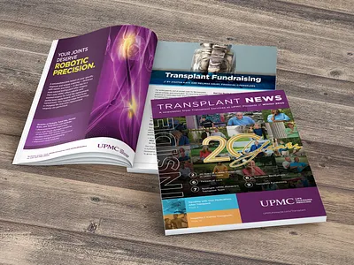Robotic Precision Campaign - UPMC Pinnacle ads advertising advertising campaign billboard head health healthcare hospital magazine mockup newspaper newsprint orthopaedics pinnacle robotic surgery upmc