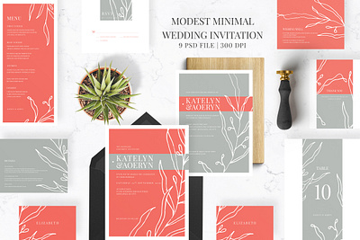Modest Minimal Wedding Invitation design diy feminine groom invitation invitation card invitation design invitation set invitations invite minimal minimalist modern party printtemplate wedding card wedding invitation weddingcard