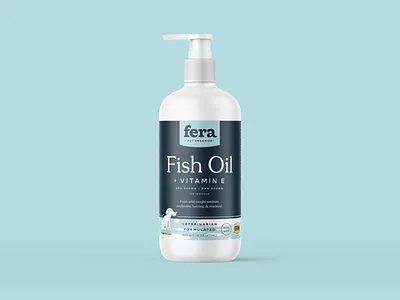 Fera Packaging animals brand mark branding cat dog fish fish oil logo packaging pets