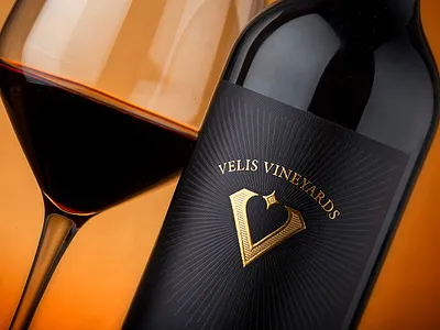 velis vineyards wine label design by the labelmaker attractive wine label best wine label bottle compelling design glass logo design logo redesign strategic branding the labelmaker velis vineyards wine wine bottle wine branding wine label wine packaging