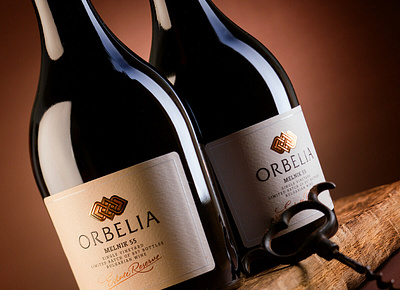 orbelia wine bottle design by the labelmaker attractive wine label best wine label bottle calligraphy compelling design estate reserve glass he labelmaker jordan jelev logo design logo redesign orbeia winery strategic branding wine wine bottle wine branding wine label wine packaging