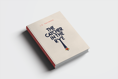 Book Cover Concept - The Catcher in the Rye book cover concept limited edition limited palette minimalistic typography art typography design