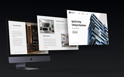 Luxury Apartment Website adobe xd apartment architecture home interface design landing page luxury realestate ui design uiux user interface design webdesign