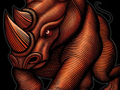 Break Point FC "Rhino" rash guard illustrations