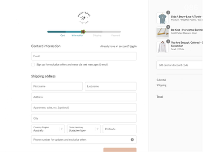 Progress Bar_DailyUI 086 086 checkout dailyui dailyui 086 dailyuichallenge ecommerce ecommerce checkout progress bar