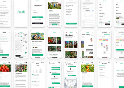 Patch App app design ui ux