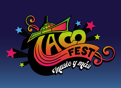 Taco Fest San Antonio 2020 adobe illustrator branding bright colors chicha design festival food festival illustration logo music festival procreate san antonio tacos vector