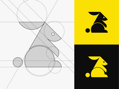 Daily challenge day 07 daily challenge logo design logomark rabbit