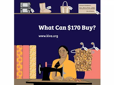 Microloans Graphic design illustration