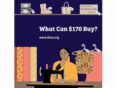 Microloans Graphic design illustration