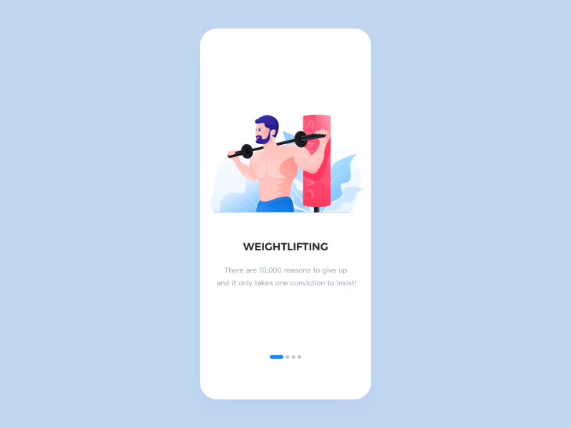 Guide page interaction animation app design illustration ui ux