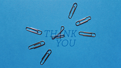 Paperclip Typography design flat illustration paperclip photo physical typography