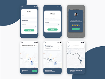 School Bus App adobe illustrator adobe xd design mobile mobile app mobile app design mobile ui ui ux