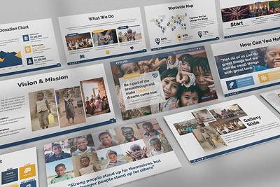Evolves - Charity Powerpoint Template business presentation finance investor lookbook minimal pitchdeck powerpoint template presentation simple slides