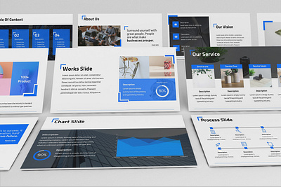 Lark - Clean Powerpoint Template business presentation clean finance illustration investor keynote lookbook pitchdeck powerpoint template presentation