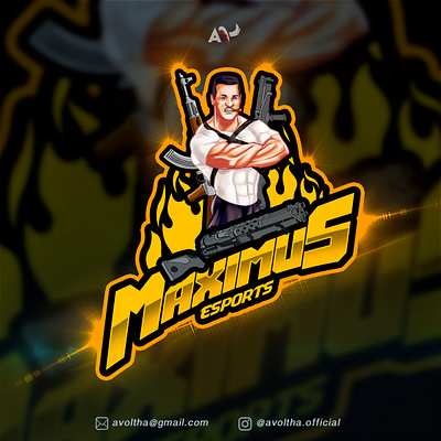 Maximus Esports Cartoon Logo By Avoltha avoltha bestlogo cartoonlogo characterillustration esport esportslogo graphicdesign graphicdesigndaily heavyarmor illustration logocommission logodesigner logodesigns logoinspiration logos mascotlogo maximus thedesigntalks twitchartist twitchlogo