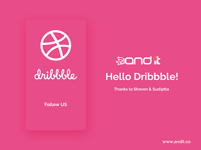 Hello Dribbble! andit dribbble best shot dribbble invite typography ux web