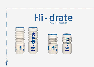 Hi-drate. Your new personal eco fly bottle design ux