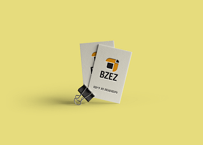 Bug (BZEZ) Logo Design black bug design finder logo yellow