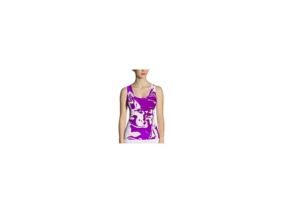 Plum - women's tank top abstract art abstract design clothing design fashion fluid design illustration liquid pattern design print print design purple shirtdesign swirls tank tops violet visual art visual design white women women fashion
