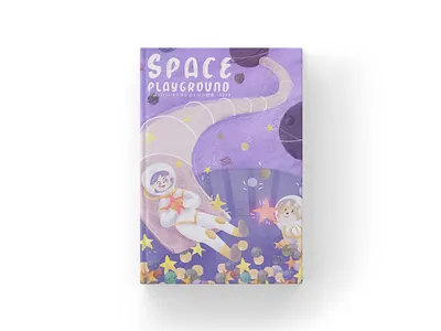 Space playground illustration