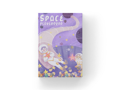 Space playground illustration
