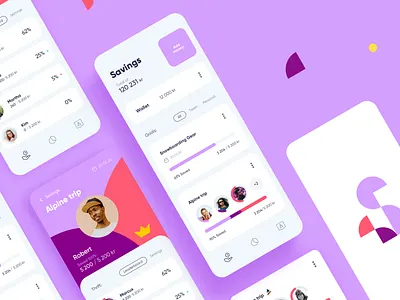 Spiff Mobile UI app application finance ios iphone mobile money saving ui ui design wallet