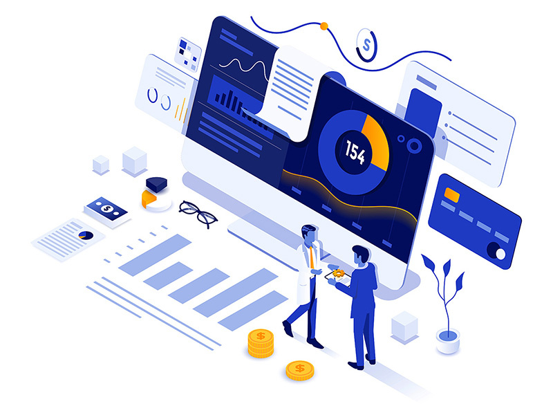 Example of Custom Isometric Illustrations 