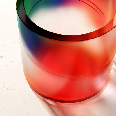 Iridescent glass study 3d apple blender blender3d branding composition design glass gradient graphicdesign illustration industrial design iridescent materials packaging product render renderweekly visualization wallpaper