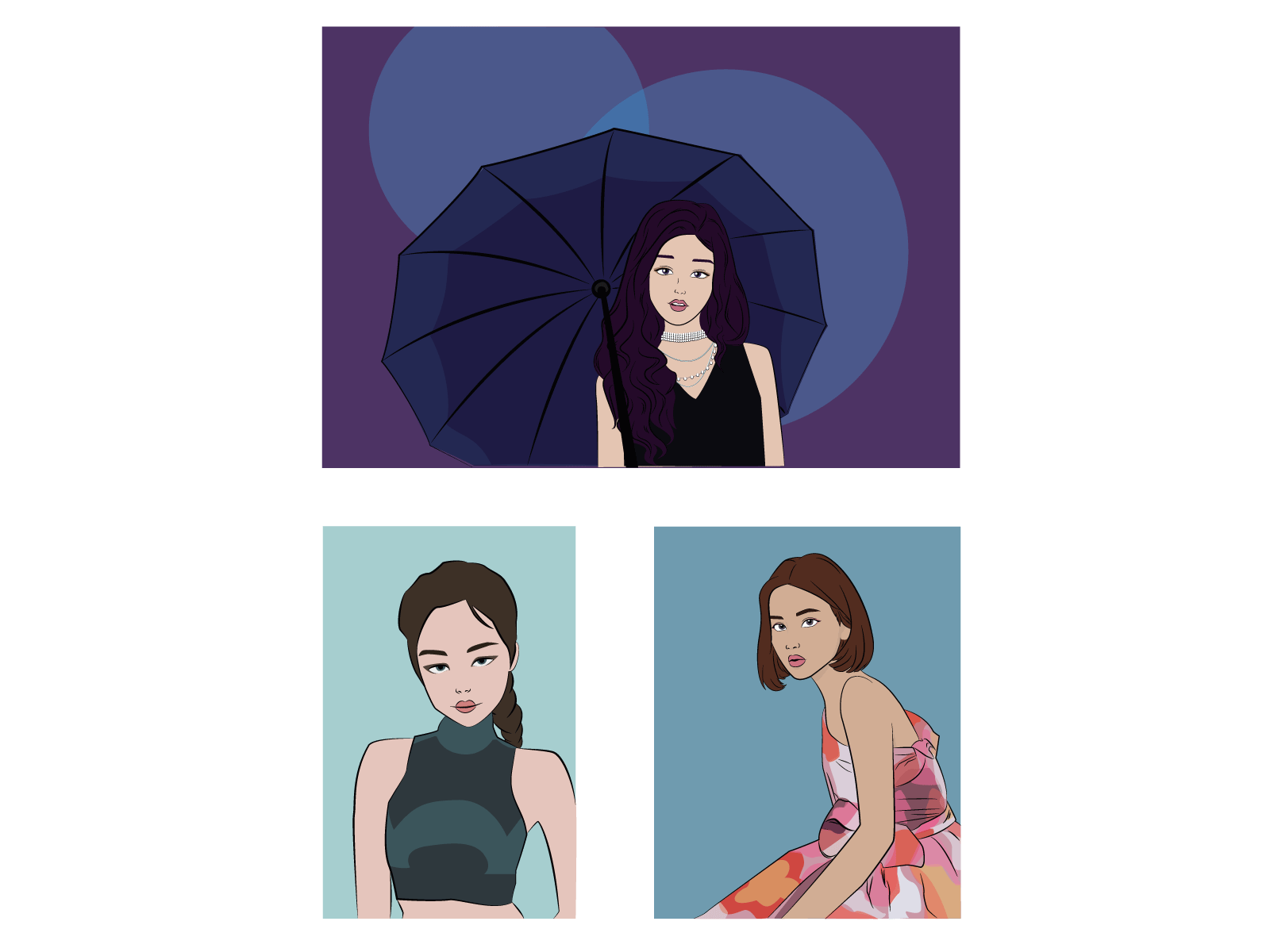 Queens | Illustration blackpink flatdesign illustration illustrator jennie kpop leehi