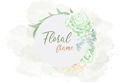 Greenery Watercolor floral frame multi purpose template design background beautiful border card decoration decorative design elegant floral frame greenery greeting illustration invitation nature romantic template vintage watercolor wedding