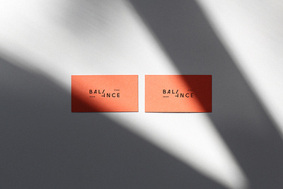 4Balance architecture brand identity branding business card design studio interior design logo logotype red brick color