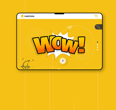 Cradtoon - Augmented Reality Website augmentedreality branding freelance design illustration interfacedesign pandacraft uiux website