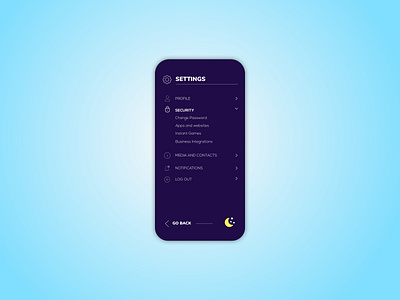 DailyUI#007 - Settings app dailyui design illustration ui