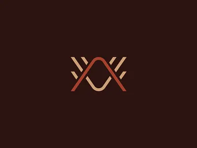 AV Monogram beige burgundy identity line logo minimalistic monogram photo photography red stripes wings