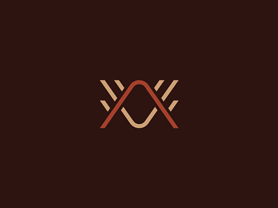 AV Monogram beige burgundy identity line logo minimalistic monogram photo photography red stripes wings