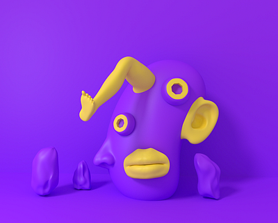 Crazy 3d izum 3d 3d art abstract crazy freak freaks fun funny illustraion illustrations legs purple web webdesign