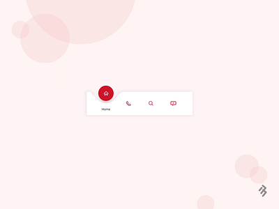Bottom Nav Bar - Interactions 17seven animation bottom bar illustration interaction design nav bar ui design